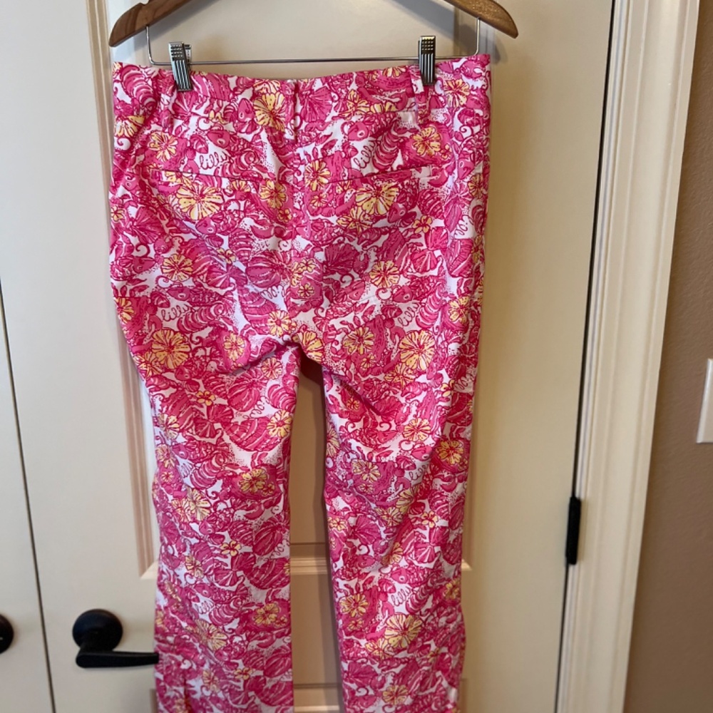 Lilly Pulitzer "Whitney" Pants (roll up) size 4 - Picture 3 of 14